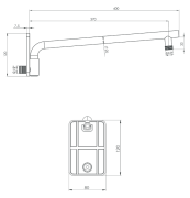 Deante Box Komplet z boxem podtynkowym termostatyczny zaokrąglony Bianco