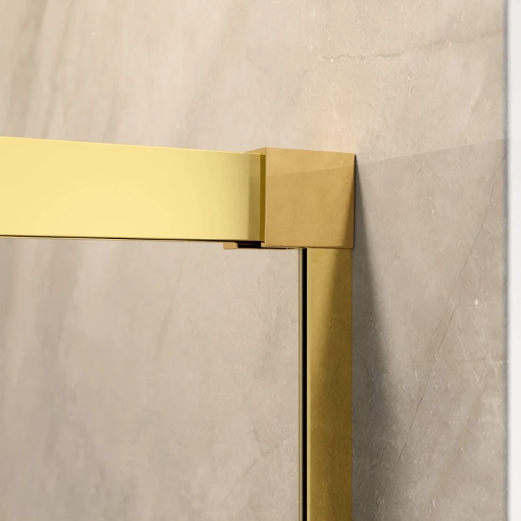 Kabina prysznicowa Radaway Idea Gold KDD 110x120x200,5 przejrzysta, złota