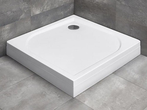 Brodzik kwadratowy Radaway Delos C z obudową 90x90x15x1,2
