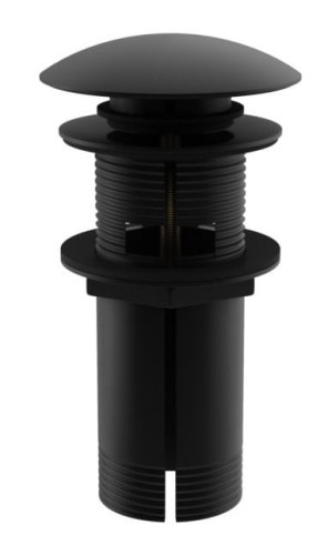 Korek umywalkowy czarny Experience Black KOHLMAN