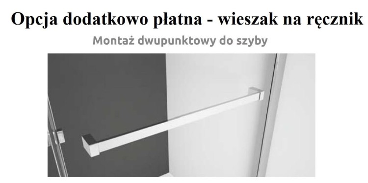 Parawan nawannowy Radaway Carena PNJ 67x150 prawy, szkło przejrzyste