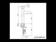 Bateria umywalkowa KOHLMAN Axis QB170N