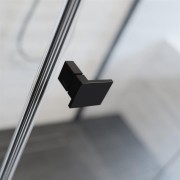 Kabina Radaway Essenza Black KDD 100x90x200 szkło przejrzyste