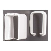 Grzałka elektryczna H+E Radeco z kablem/maskownicą chrom/czarna