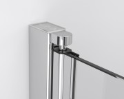 Kabina przyścienna Radaway Eos DWD+2S 120x80x197 szkło przejrzyste