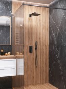 Prysznicowy zestaw podtynkowy corsan z01mbl czarny