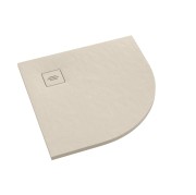 Brodzik półokrągły PROTOS CASHMERE STONE 90x90 Schedpol Schedline, kaszmir