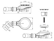 Syfon brodzikowy Easy Clean o odpływie 90 mm Deante