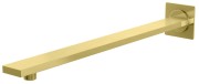 Zestaw prysznicowy Experience Brushed Gold KOHLMAN złoto szczotkowane deszczownica kwadratowa 25cm