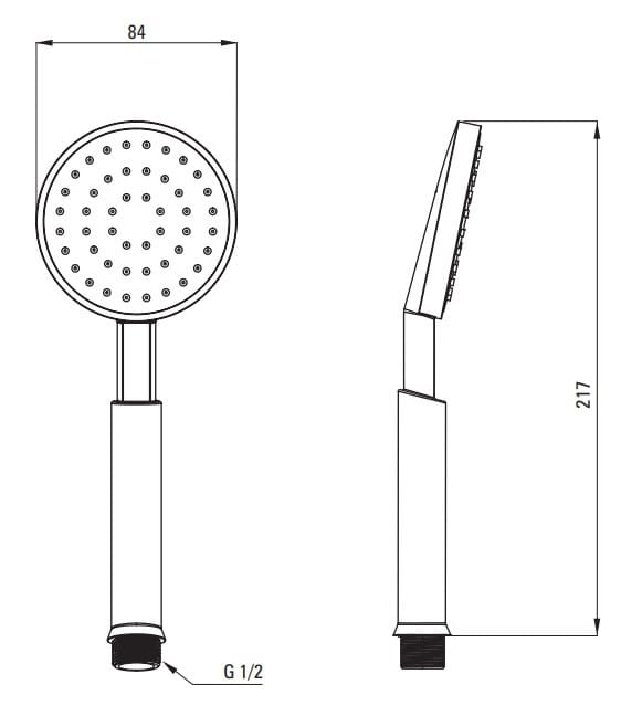 Zestaw prysznicowy podtynkowy Temisto mosiądz Deante