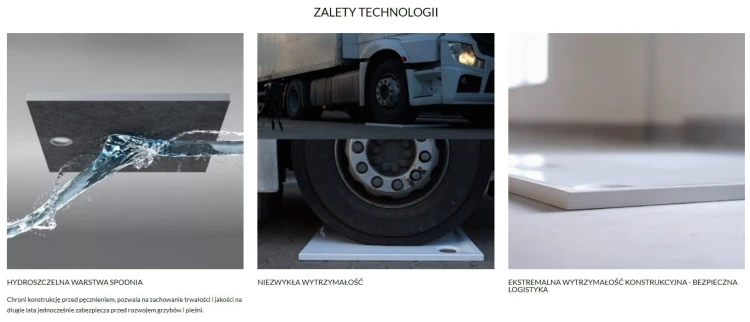 Brodzik prostokątny PROTOS White Stone 90x100 Schedpol Schedline, biały