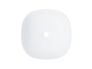 Wolnostojąca umywalka nablatowa corsan 649995 kwadratowa biała 42 x 42 x 14,5 cm