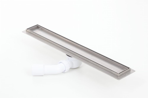 Odpływ liniowy z flanszą Kesmet 120 cm z rusztem Ceramic Tile