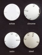 Grzałka elektryczna H+E Radeco z kablem/maskownicą chrom/czarna