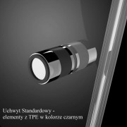 Kabina Radaway Essenza KDJ B 80x80x200 lewa, szkło przejrzyste