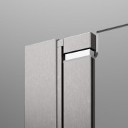 Kabina prysznicowa Radaway Nes Brushed Nickel KDJ I lewa