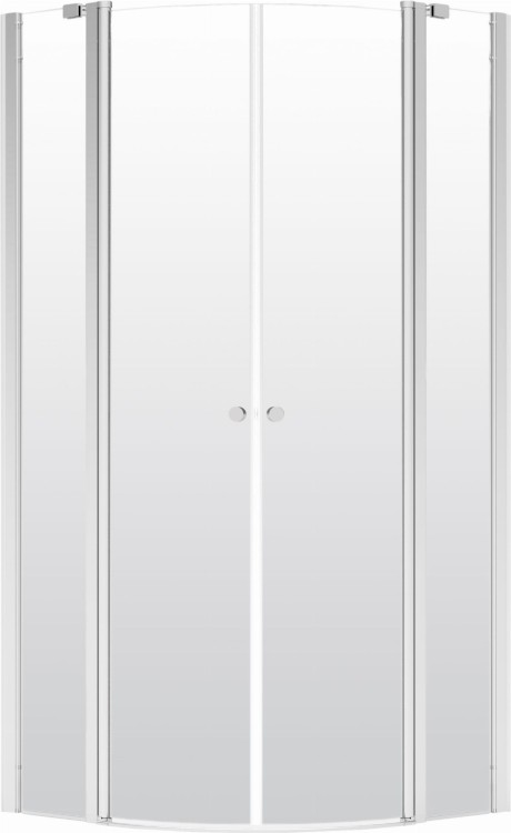 Deante Alpinia Kabina półokrągła 80 cm