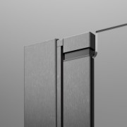 Kabina prysznicowa Radaway Nes Brushed GunMetal KDJ I prawa