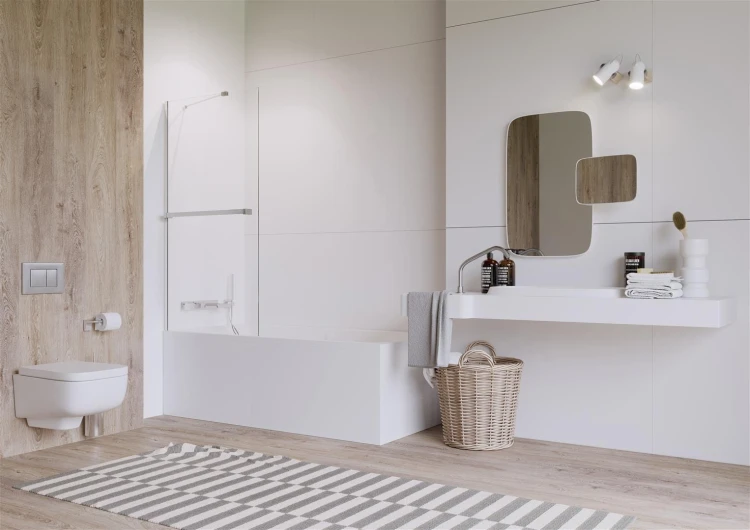 Parawan nawannowy Radaway Idea PNJ II 50x150 + wieszak