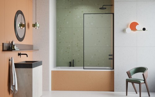 Parawan nawannowy Radaway Modo F SL Black PNJ II prawy