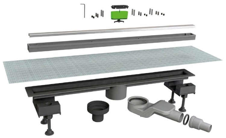 Odpływ liniowy 50 cm Canalissima DoubleFace Bonomini