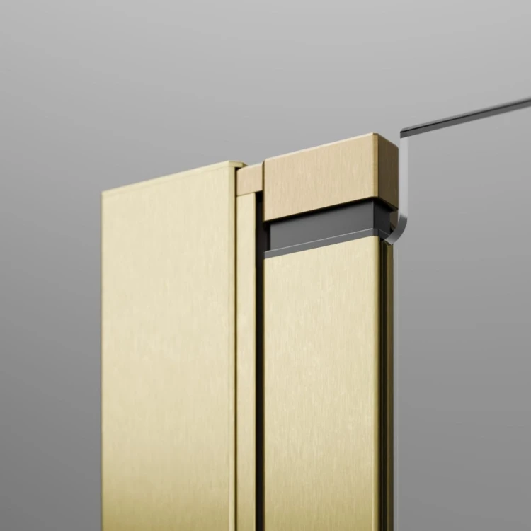 Drzwi prysznicowe Radaway Nes Brushed Gold DWJ II lewe
