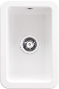 Zlewozmywak ceramiczny 1-komorowy biały Lumi Deante