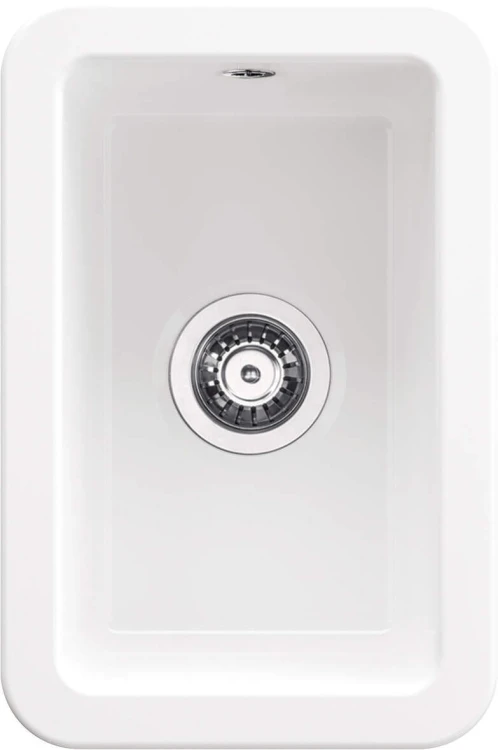 Zlewozmywak ceramiczny 1-komorowy biały Lumi Deante