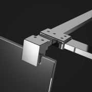 Kabina Radaway Euphoria walk-in II 110x200 szkło przejrzyste