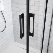 Drzwi prysznicowe Idea Black DWJ Factory Radaway prawe