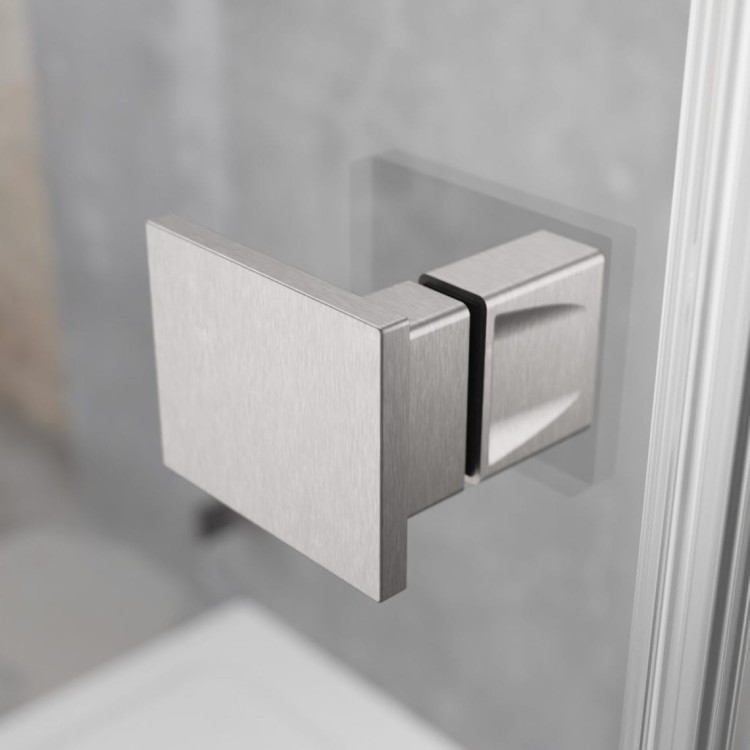 Drzwi prysznicowe Radaway Essenza Pro 8 Brushed Nickel DWJ prawe