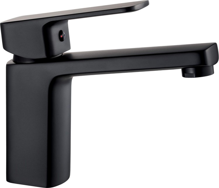 Bateria umywalkowa stojąca Maro nero czarna Deante