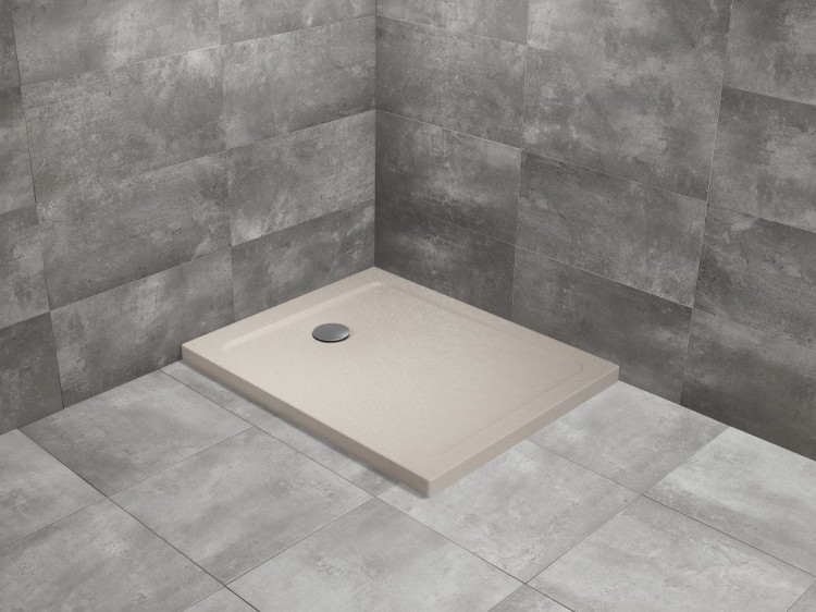 Brodzik prostokątny Radaway Doros F 100x80 Stone kaszmirowy