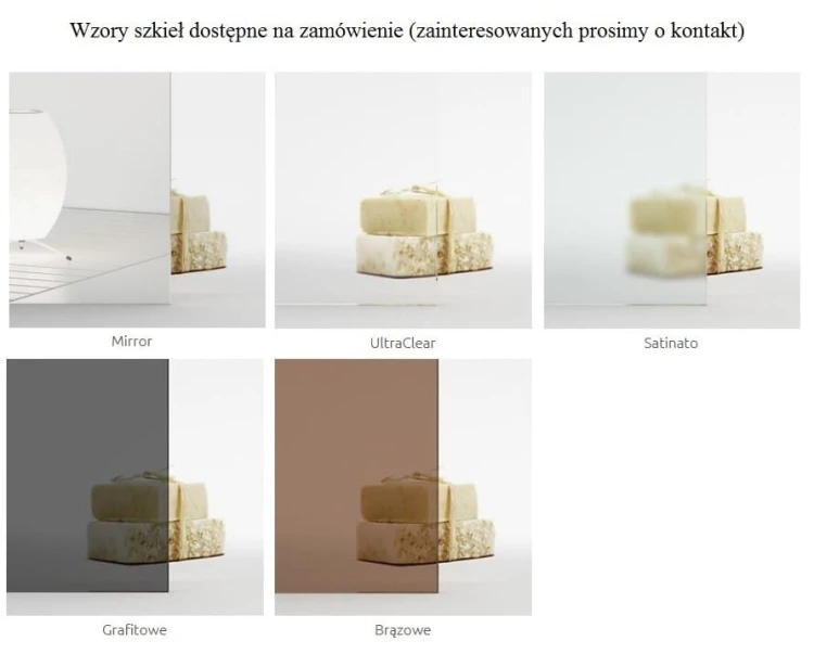 Drzwi prysznicowe Radaway Nes 8 DWD I 100x200 przejrzyste (40L+60R)