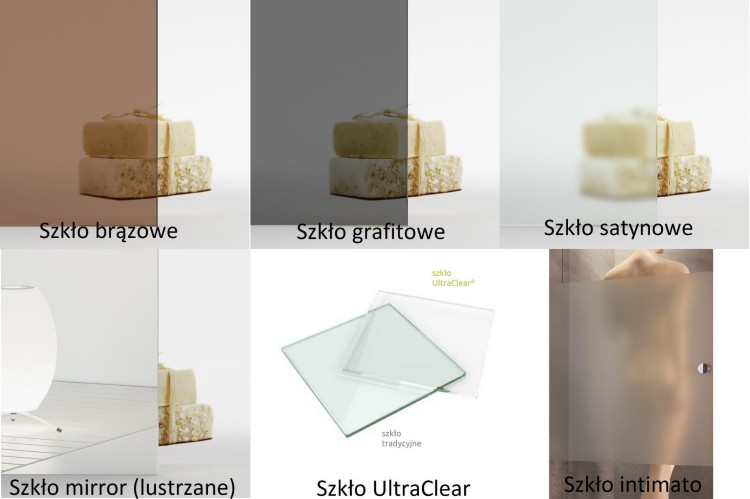 Kabina prysznicowa Radaway Essenza Pro 8 Brushed Nickel Walk-in II