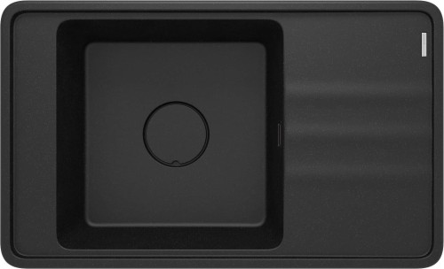 Zlewozmywak granitowy 1-komorowy grafit metalik Momi Deante