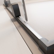Drzwi prysznicowe Furo SL Brushed GunMetal DWJ Radaway lewe