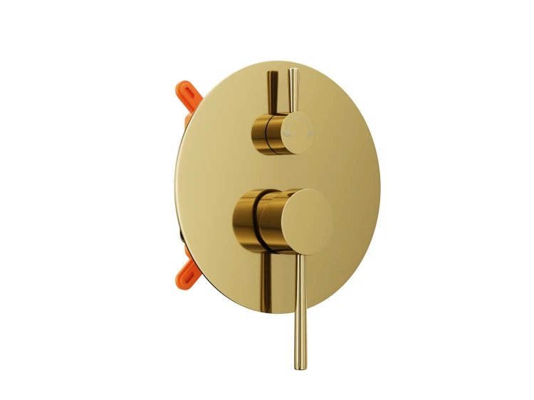 Zestaw prysznicowy podtynkowy corsan lugo z03mgl złoty