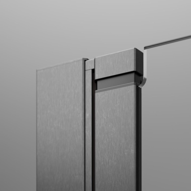 Kabina prysznicowa Radaway Nes Brushed GunMetal KDJ I lewa