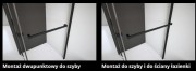 Zabudowa nawannowa Radaway Idea Black PN DWJ+S 140x70x150,5 lewa przejrzysta
