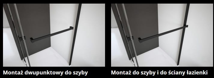 Zabudowa nawannowa Radaway Idea Black PN DWJ+S 150x75x150,5 lewa przejrzysta