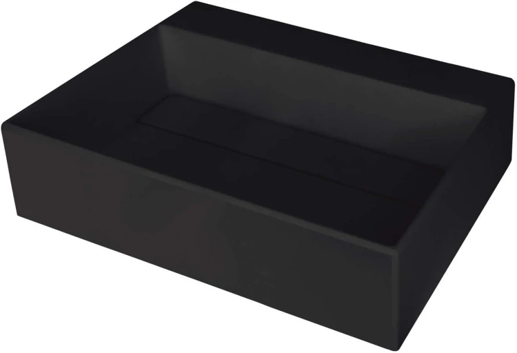 Umywalka granitowa nablatowa 50x40 z maskownicą Correo Deante