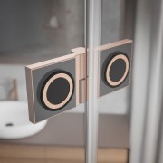 Kabina prysznicowa Essenza Pro Brushed Copper KDJ+S Radaway lewa miedź