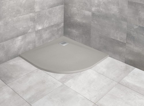 Brodzik półokrągły Kyntos A 80x80 Radaway cementowy