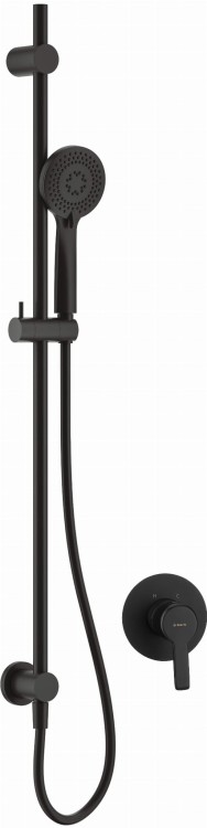 Zestaw prysznicowy podtynkowy czarny nero Arnika Deante