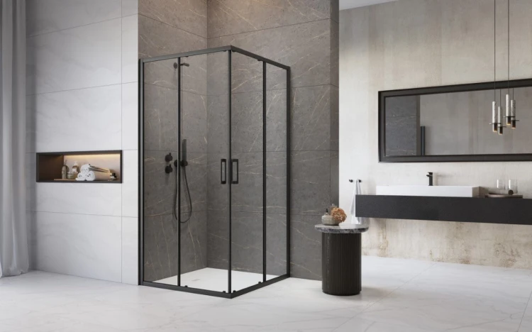 Kabina prysznicowa Radaway Premium Pro Black KDD 90x90x200