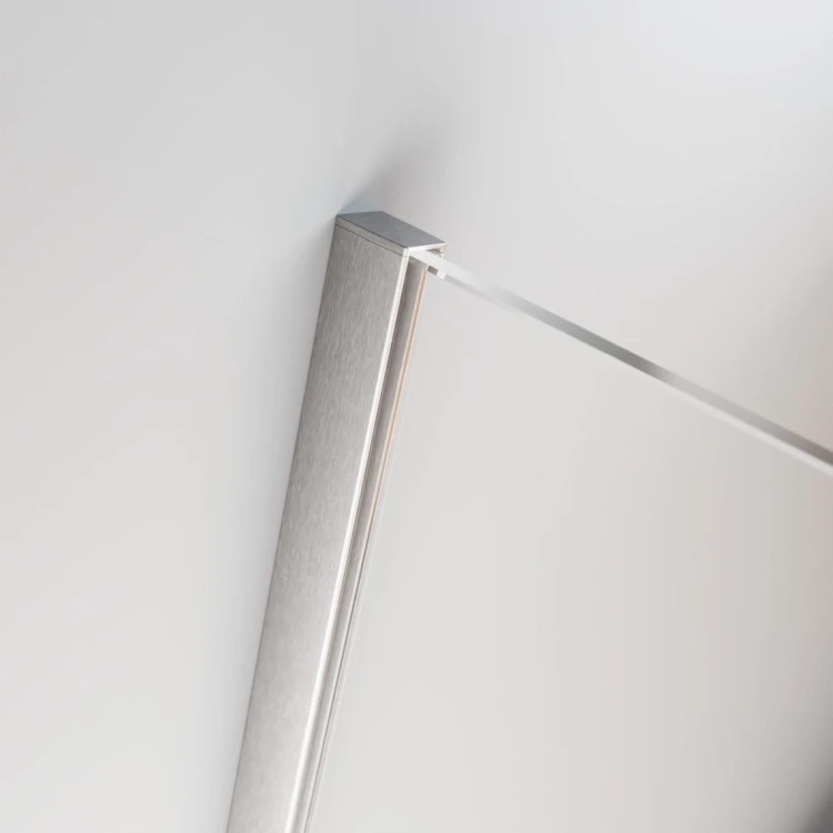 Kabina prysznicowa Furo Brushed Nickel Walk-in 90x200 Radaway prawa