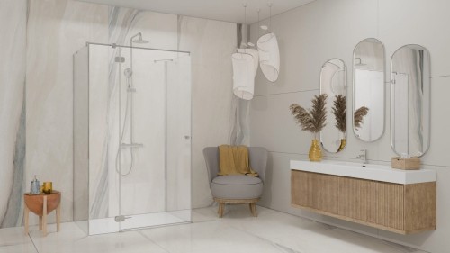 Kabina prysznicowa przyścienna Radaway Torrenta KDJ+S lewa