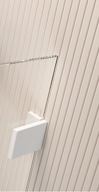 Kabina prysznicowa Radaway Essenza Pro White Walk-in II 155x200