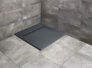 Brodzik kwadratowy Teos C 80x80 antracytowy Radaway